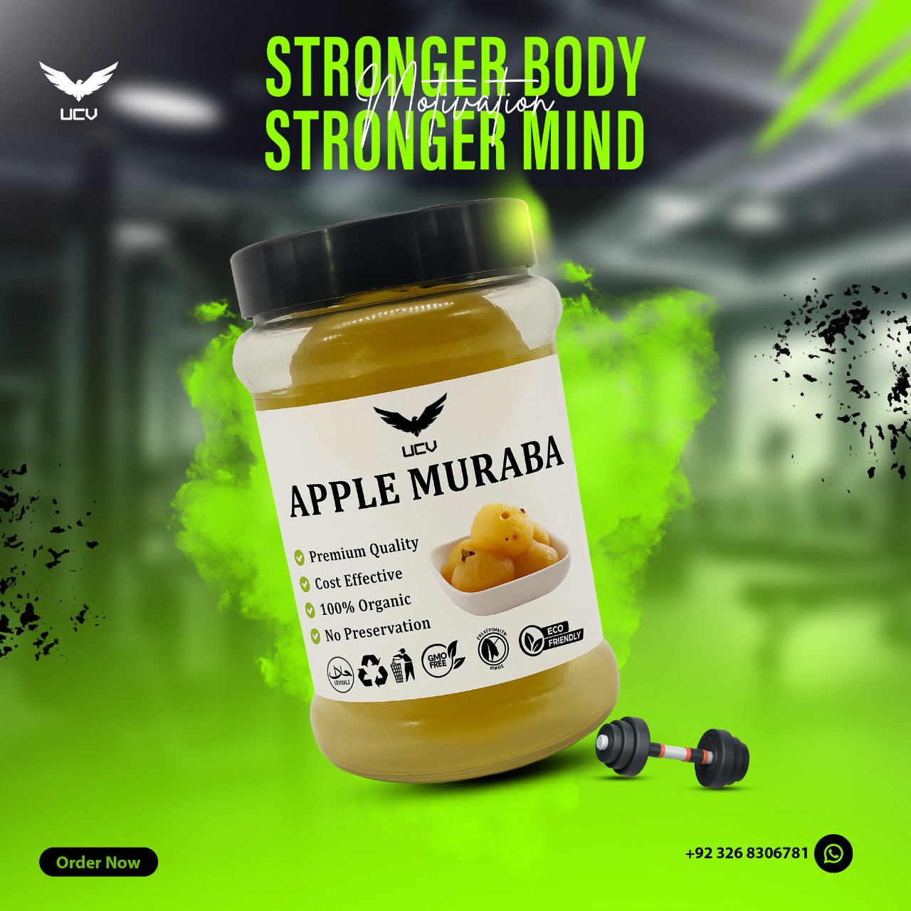 UCV Apple Muraba — Pure, Organic & Naturally Delicious 500 GM