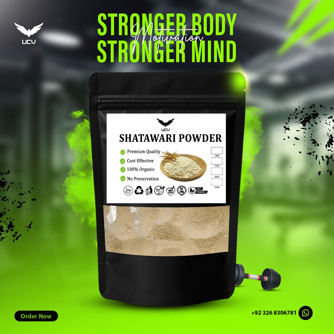 UCV Shatawari Powder — Pure, Organic